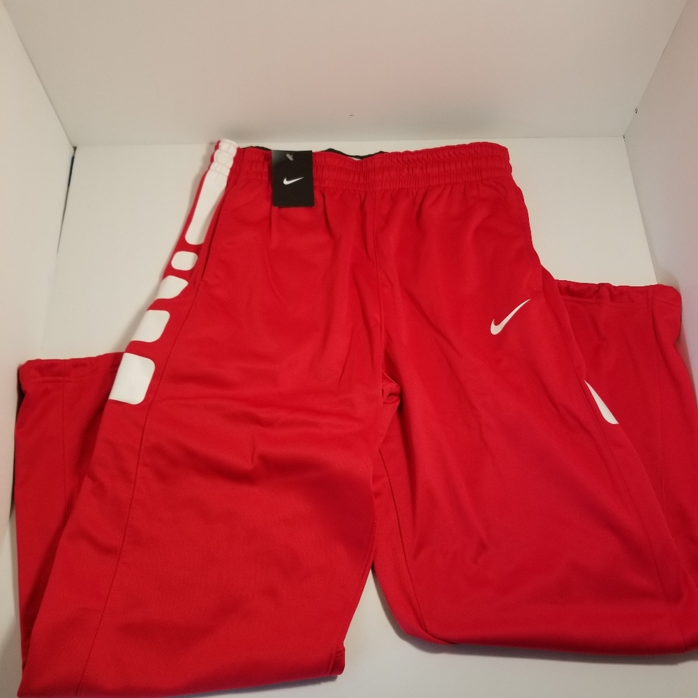 XL Mens Red Nike Polyester Pants